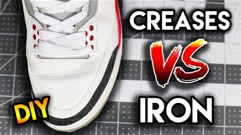 does ironing shoes remove creases.